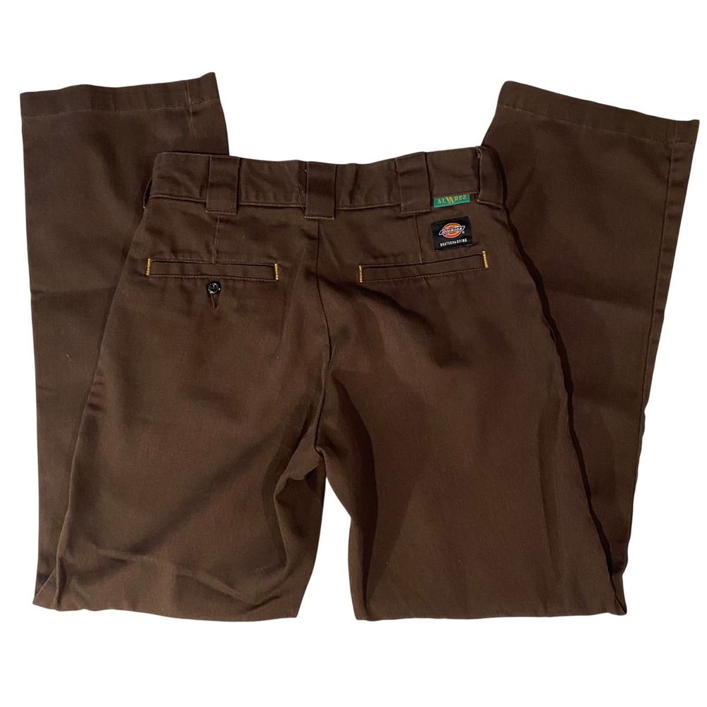 Dickies Skateboarding Pants Vincent Alvarez Balam Chocolate Brown Flex Fit 30/32
